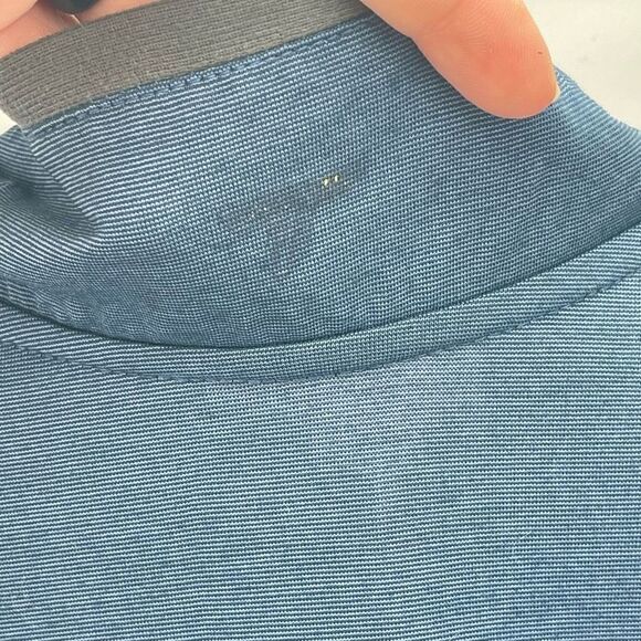 Columbia Mens Pullover Sweatshirt Half Zip Long Sleeve Navy Blue Size Small - Picture 3 of 11